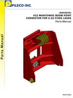 #22 MANITOWOC BOOM POINT FO U-32 LEADS